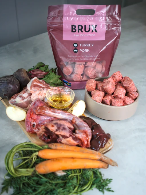brux balls balanced recipe turkey pork
