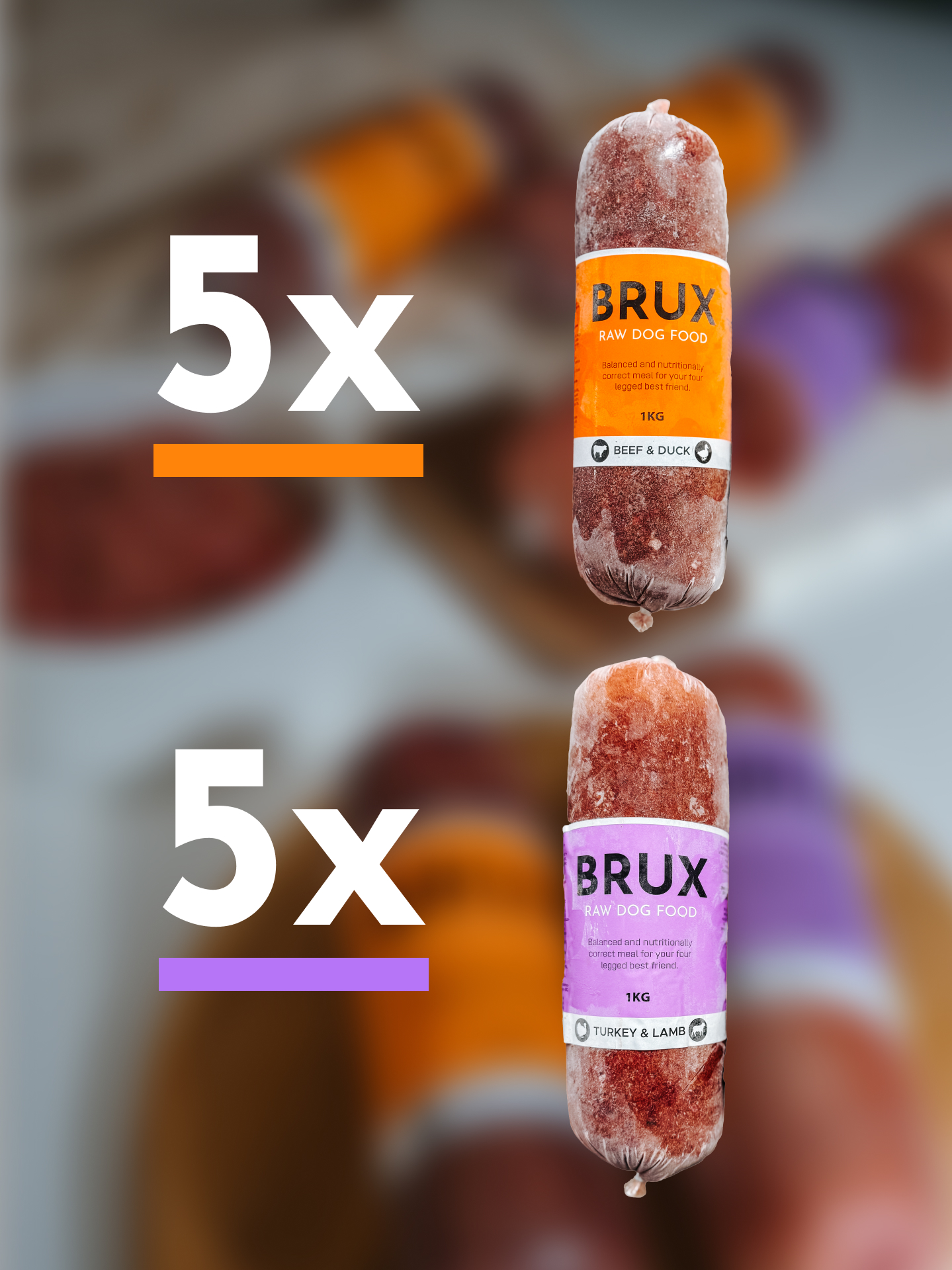 raw dog food by brux