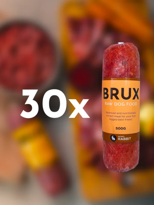 rabbit mono raw dog food