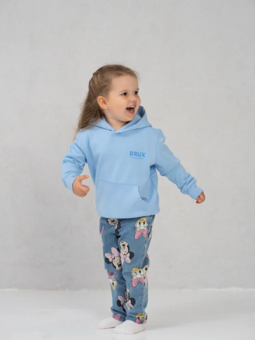 BRUX Kid Hoodie - Blue Soul