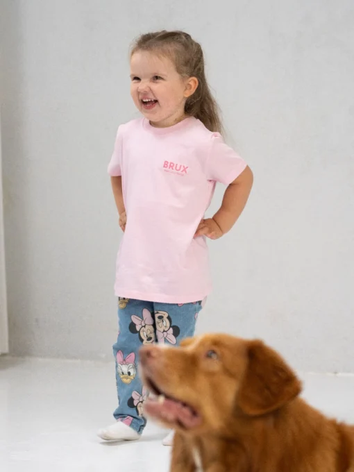 BRUX Kid T-Shirt - Cotton Pink